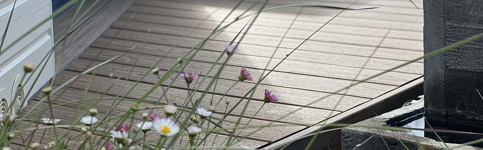 Terrasse en bois composite